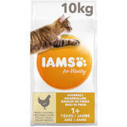 Picture of Iams Vitality Cat Hairball Chicken 10kg
