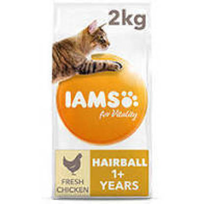 Picture of Iams Vitality Cat Hairball Chicken 2kg