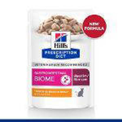 Picture of Hill's Prescription Diet Feline Gastrointestinal Biome Digestive Care Pouch 48x85g