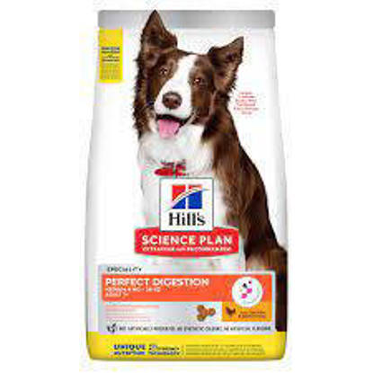 Picture of Hill's Science Plan Perfect Digestion Adult Medium Dog Food with Chicken & Brown Rice 14kg