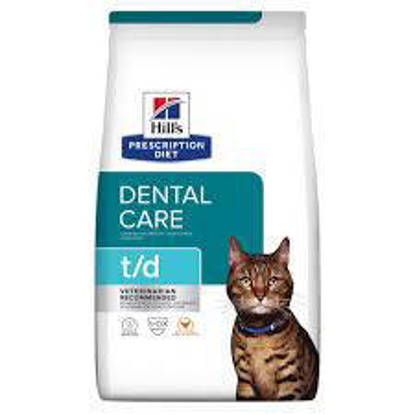 Picture of Hills Prescription Diet T/D Dental Care Dry Cat 3kg